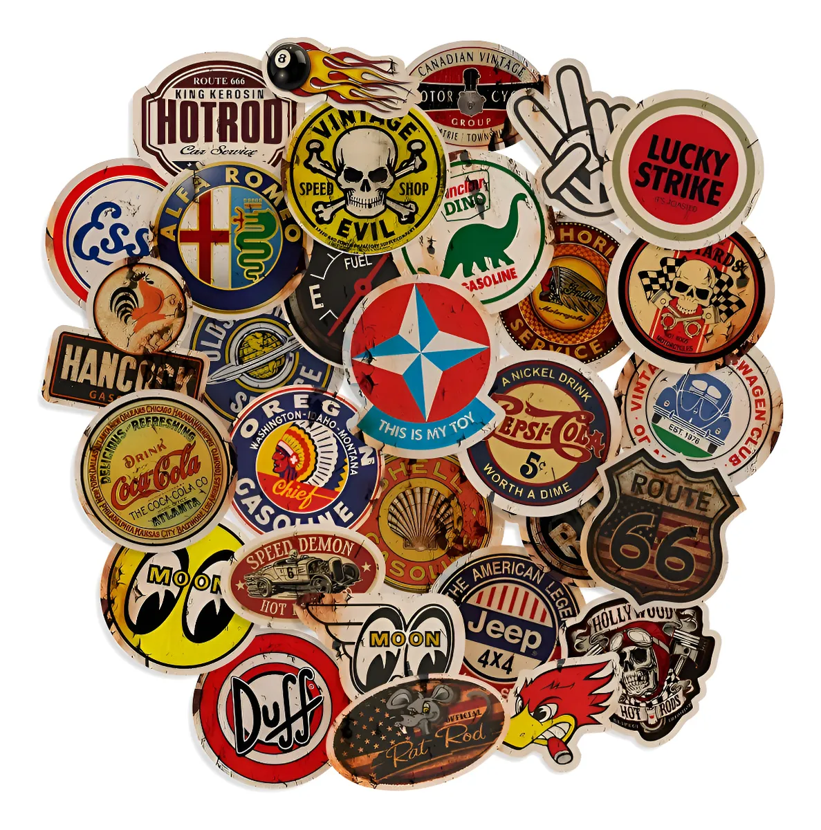 Retrô Ferrugem Interno